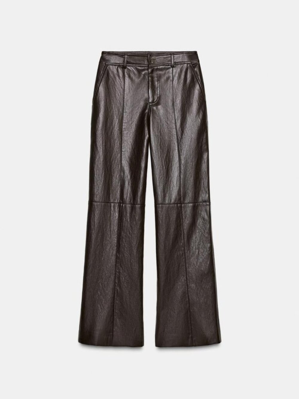 Zara FAUX LEATHER PANTS